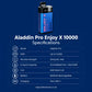 Aladdin Pro Enjoy X 10000 Specifications
