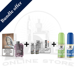 Aspire Gotek X Pod Kit Bundle + Pod + 2 Nic Salts Deal