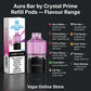 Aura Bar Crystal Prime 10000 Refill Pod Flavour Range