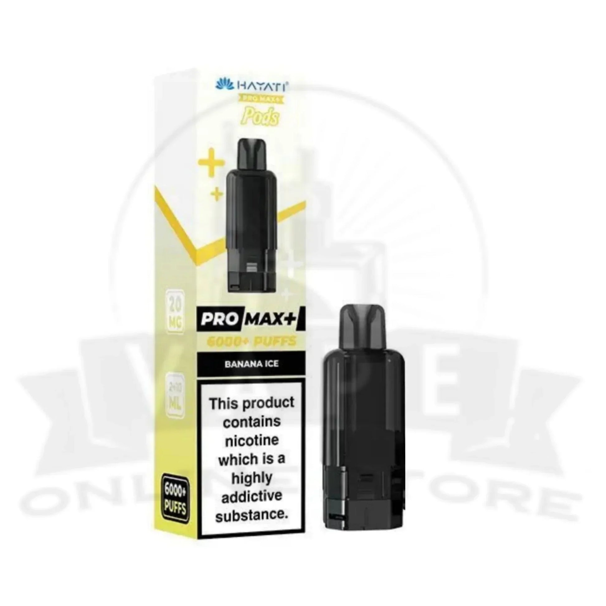 Banana Ice Hayati Pro Max Plus 6000 Puffs Replacement Pods