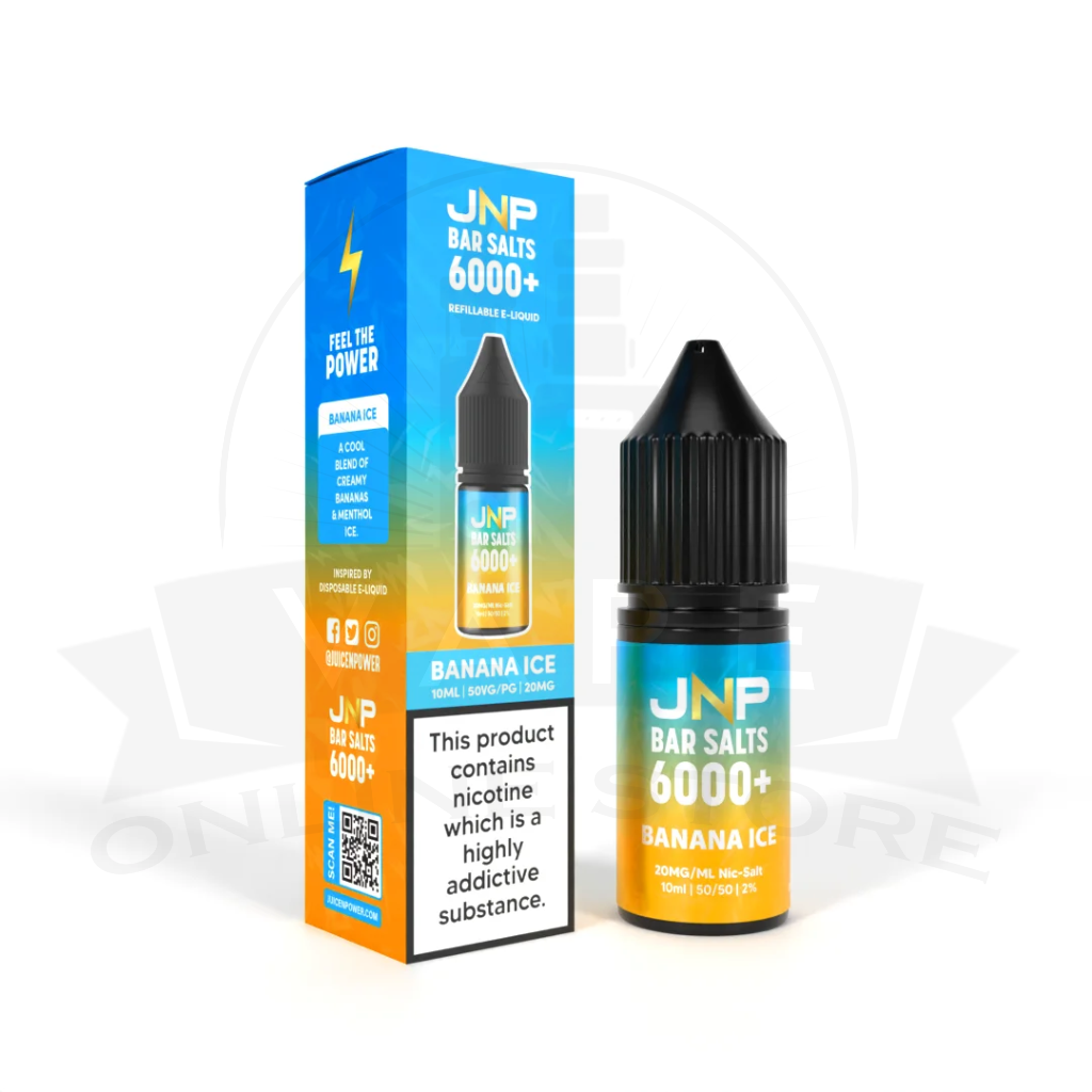 JNP Bar Salt 6000+ Nic Salts | 10ml Juice N Power | 25+ Flavours
