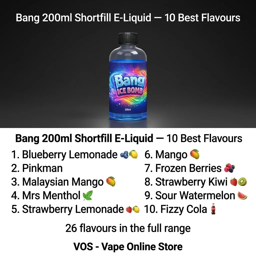 Bang 200ml Shortfill E-Liquid