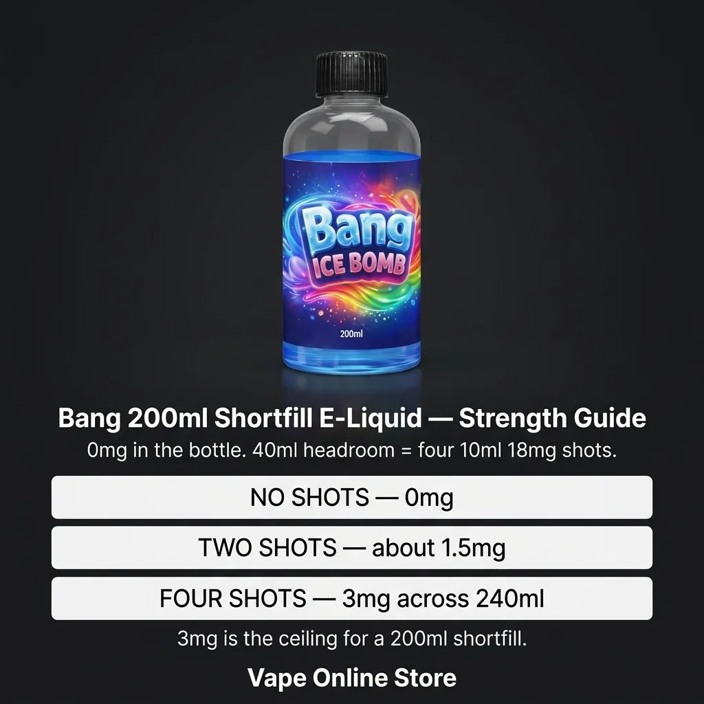 Bang 200ml Shortfill E-Liquid