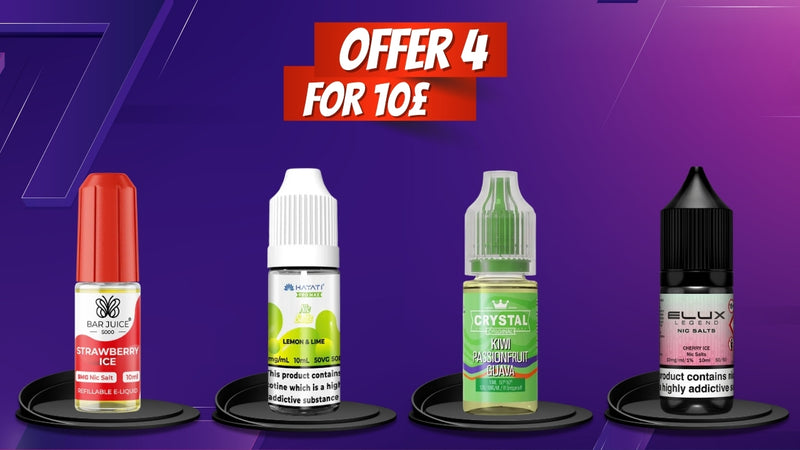 Best 4 for 10 nic salts