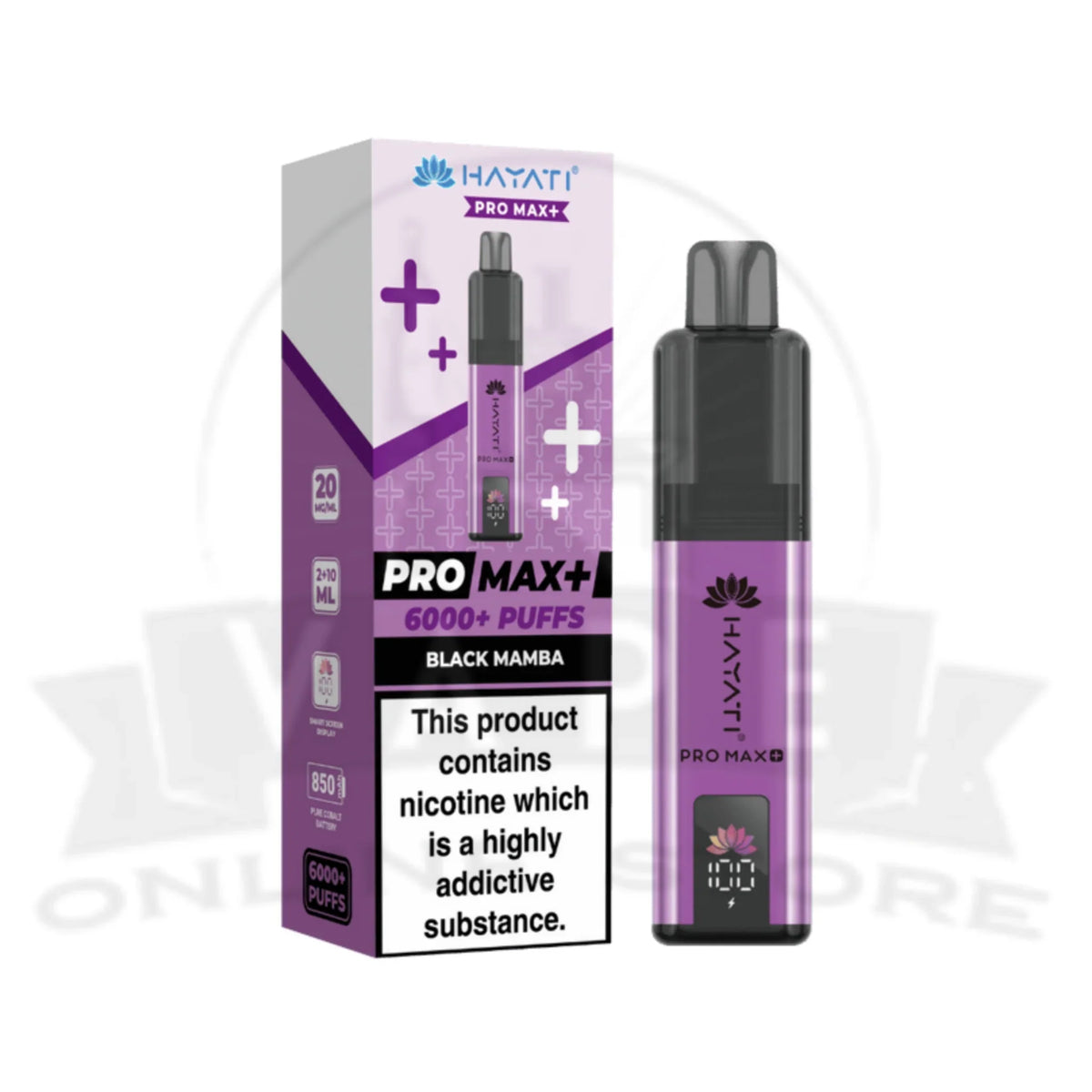 Puff Mamba Black Mamba Hayati Pro Max Plus 6000 Puffs Pod Kit