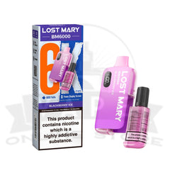 Blackberry Ice Lost Mary BM6000 Prefilled Pod Vape Kit | Must Try