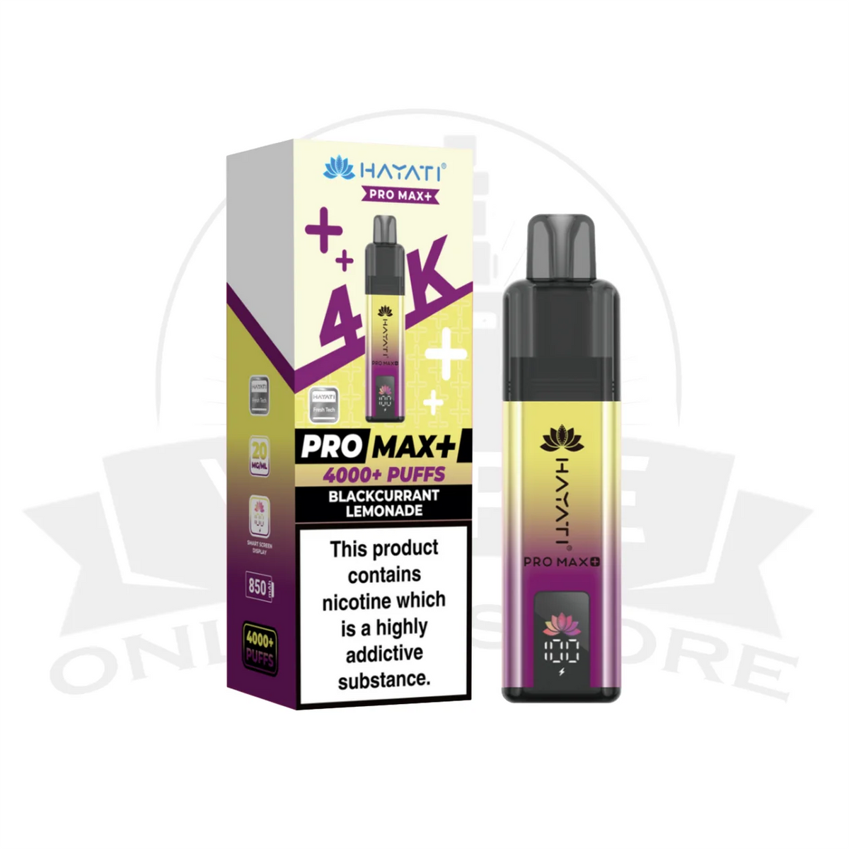 Hayati Pro Max Plus 4000 Prefilled Pod Kit