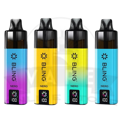 The Crystal Bling Bling Nero 10k Puff Prefilled Pod Kit vape - front view