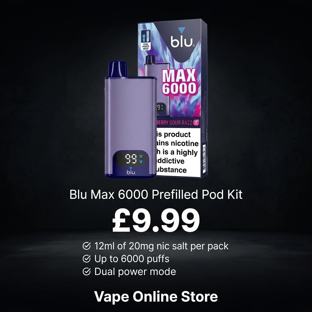 Blu Max 6000 Prefilled Pod Kit