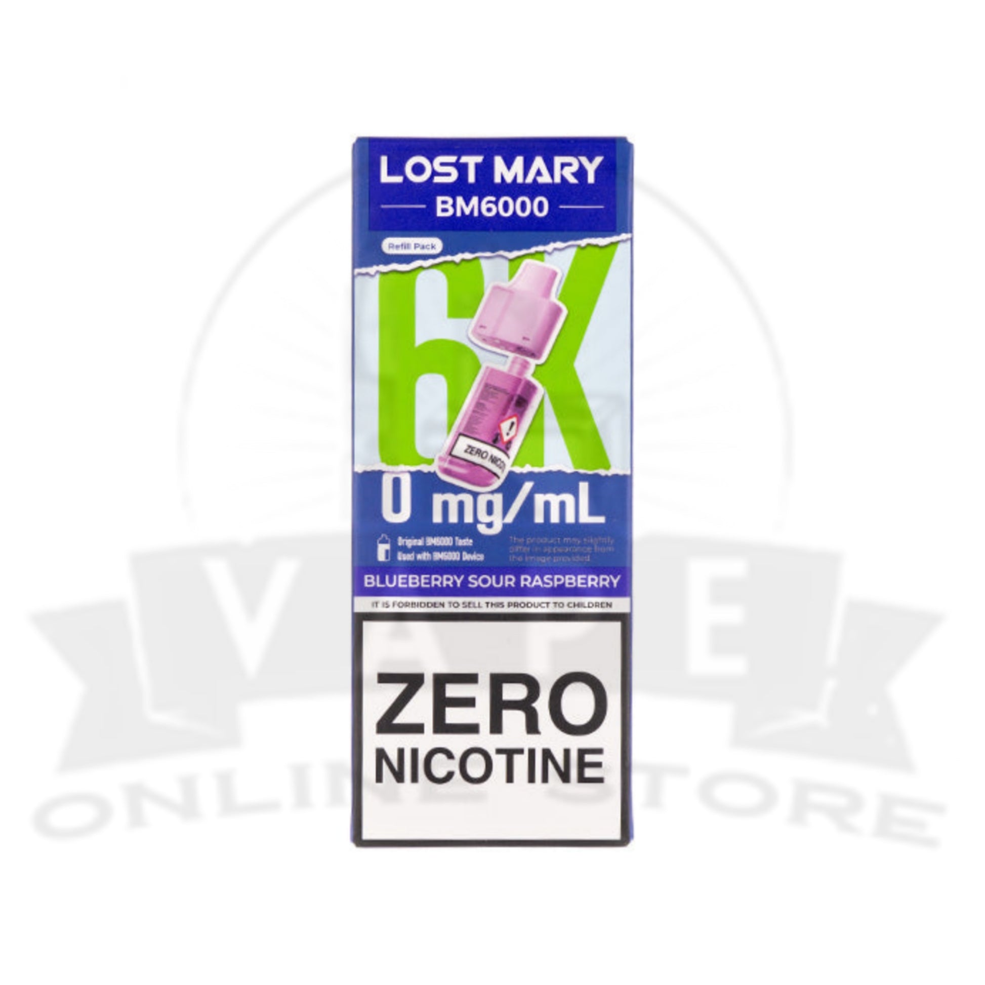 Lost Mary BM6000 0mg Prefilled Pod