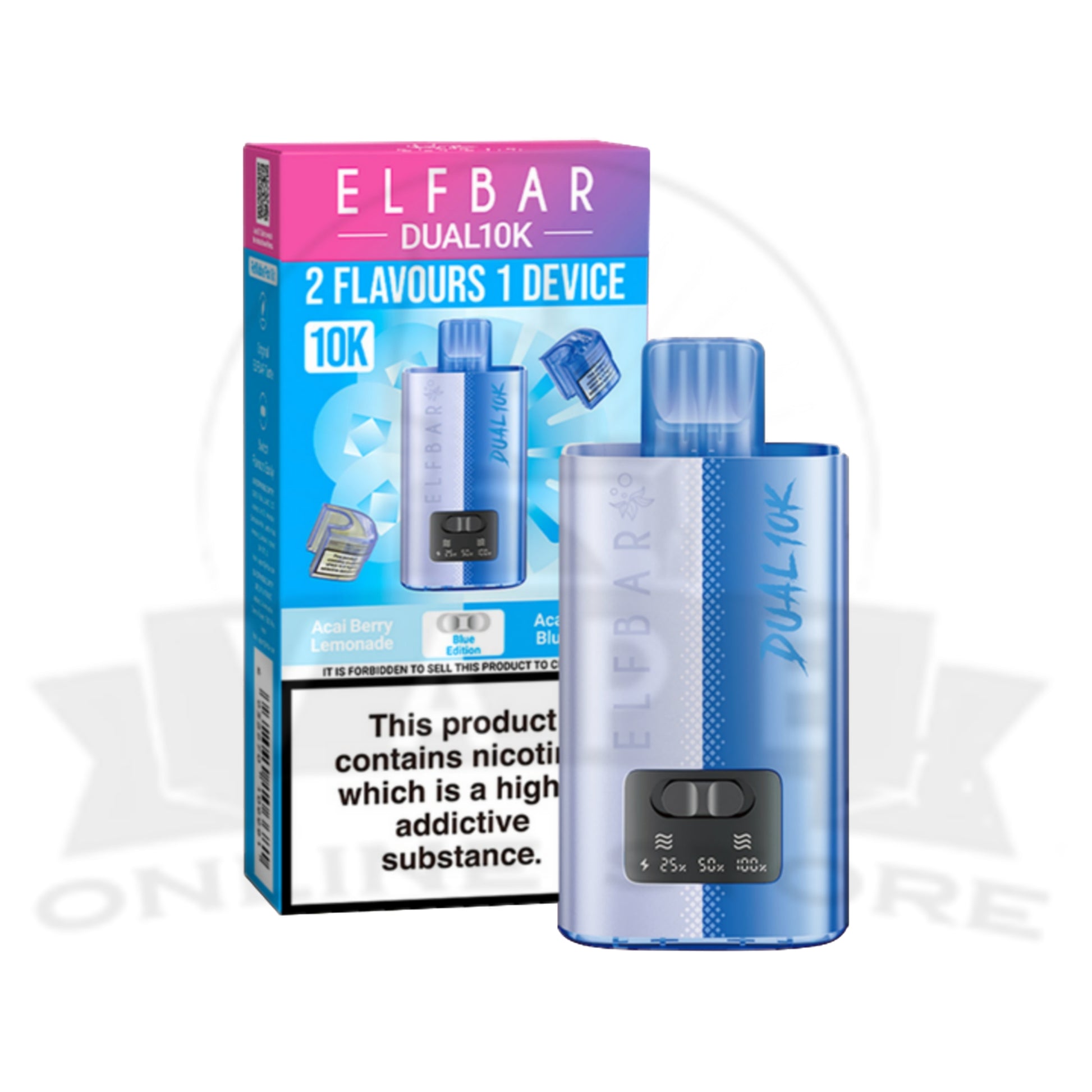 Blue Edition Elf Bar Dual 10k