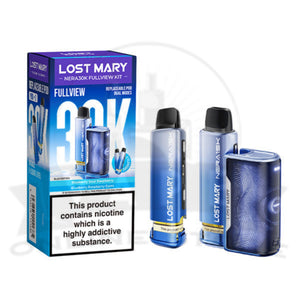 Blue Edition Lost Mary Nera 30K Puffs Fullview Pod Kit