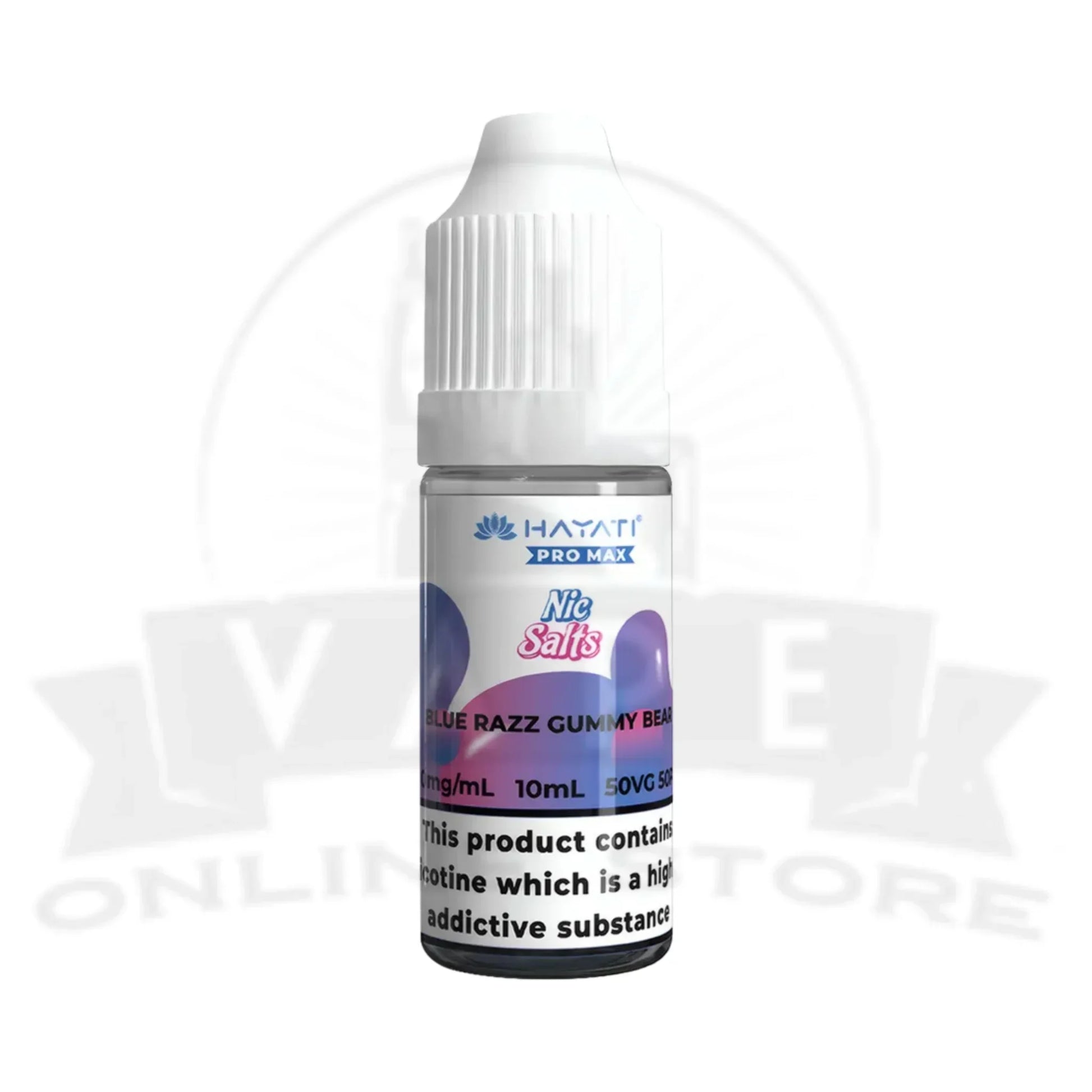 Blue Razz Gummy Bear Hayati Pro Max 10ml Nic Salt E-Liquid