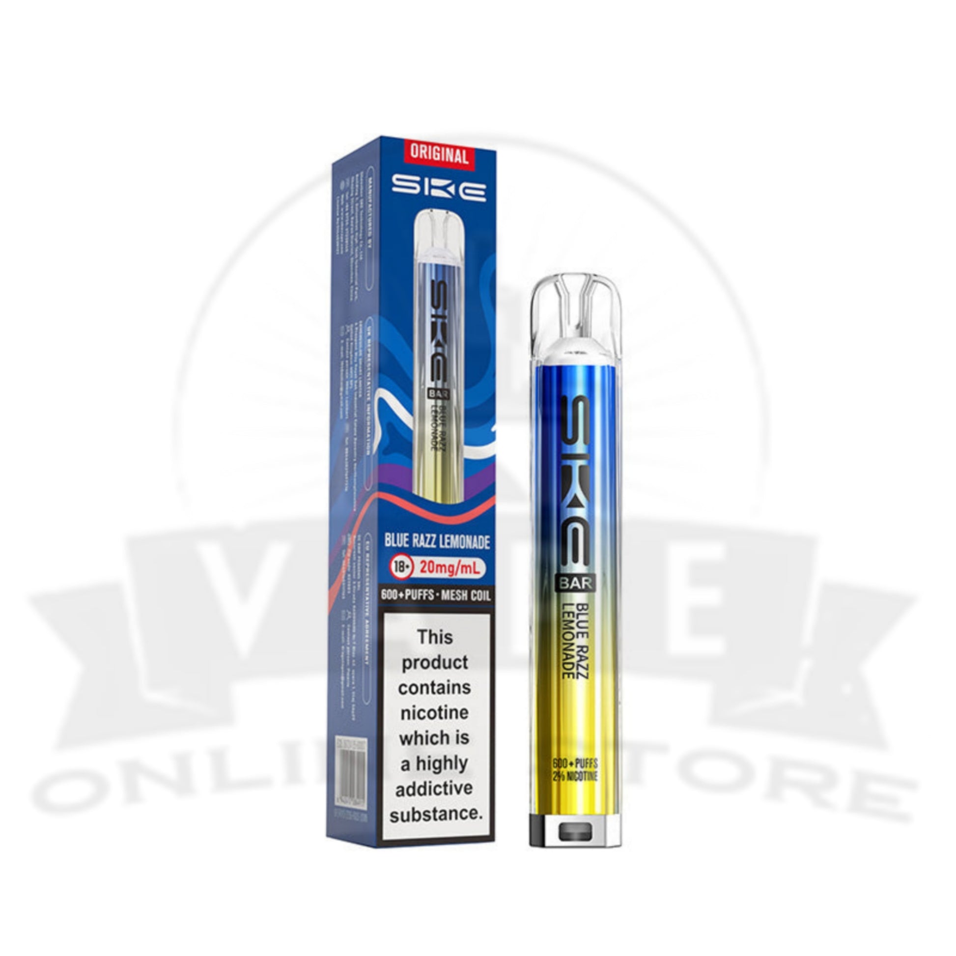 Blue Razz Lemonade SKE Bar 600