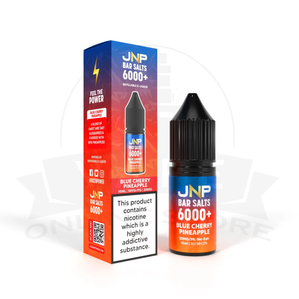 JNP Bar Salt 6000+ Nic Salts | 10ml Juice N Power | 25+ Flavours