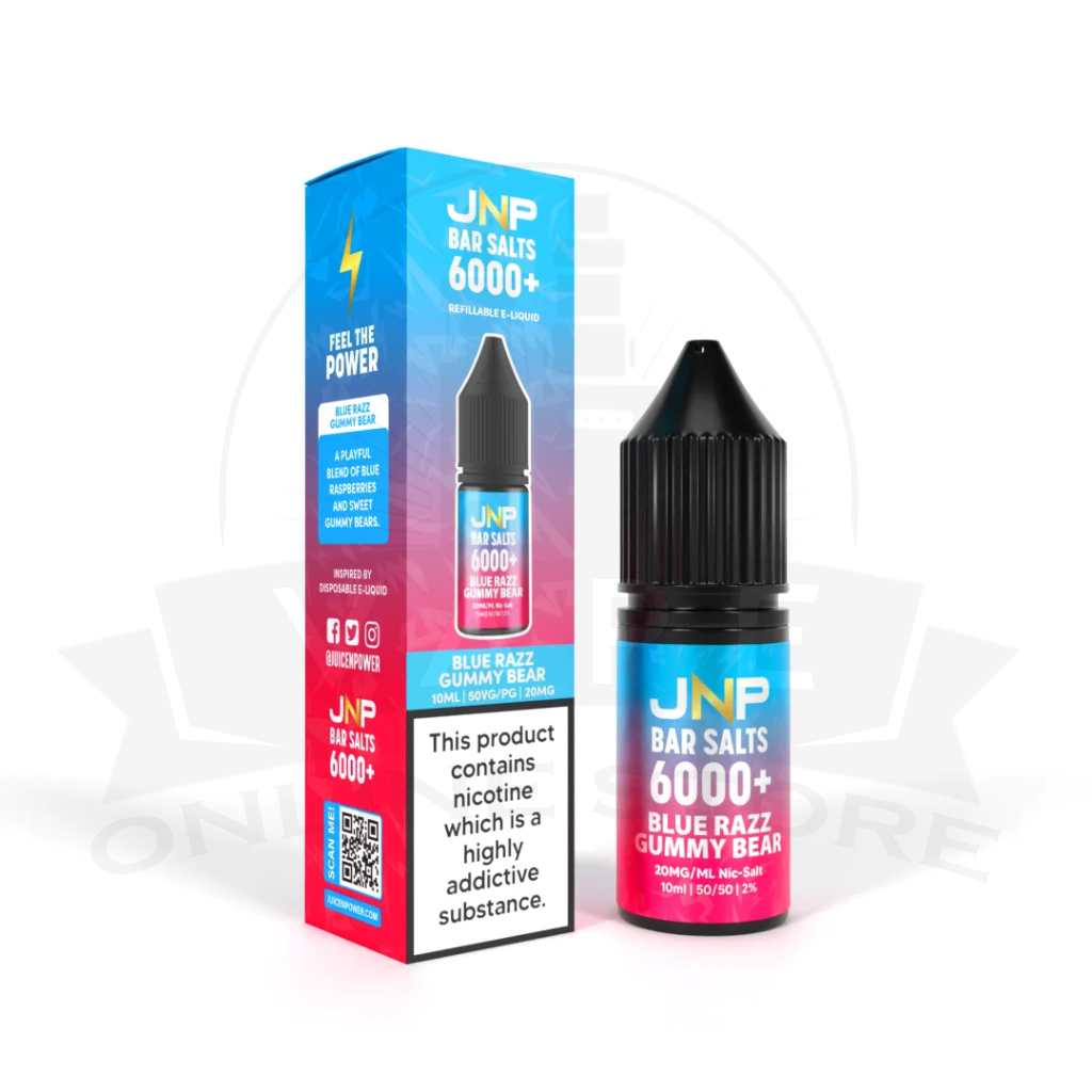 JNP Bar Salt 6000+ Nic Salts | 10ml Juice N Power | 25+ Flavours
