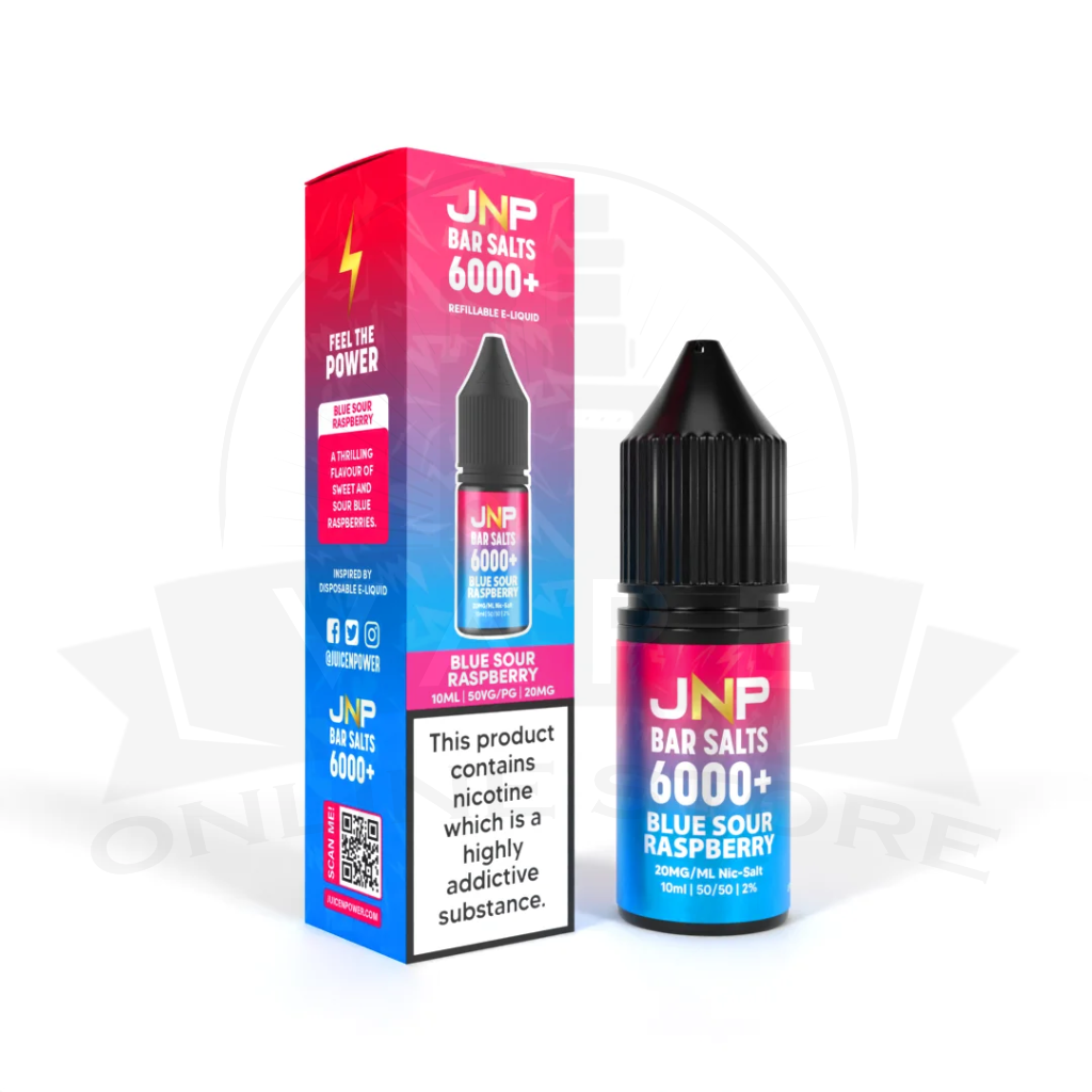 JNP Bar Salt 6000+ Nic Salts | 10ml Juice N Power | 25+ Flavours