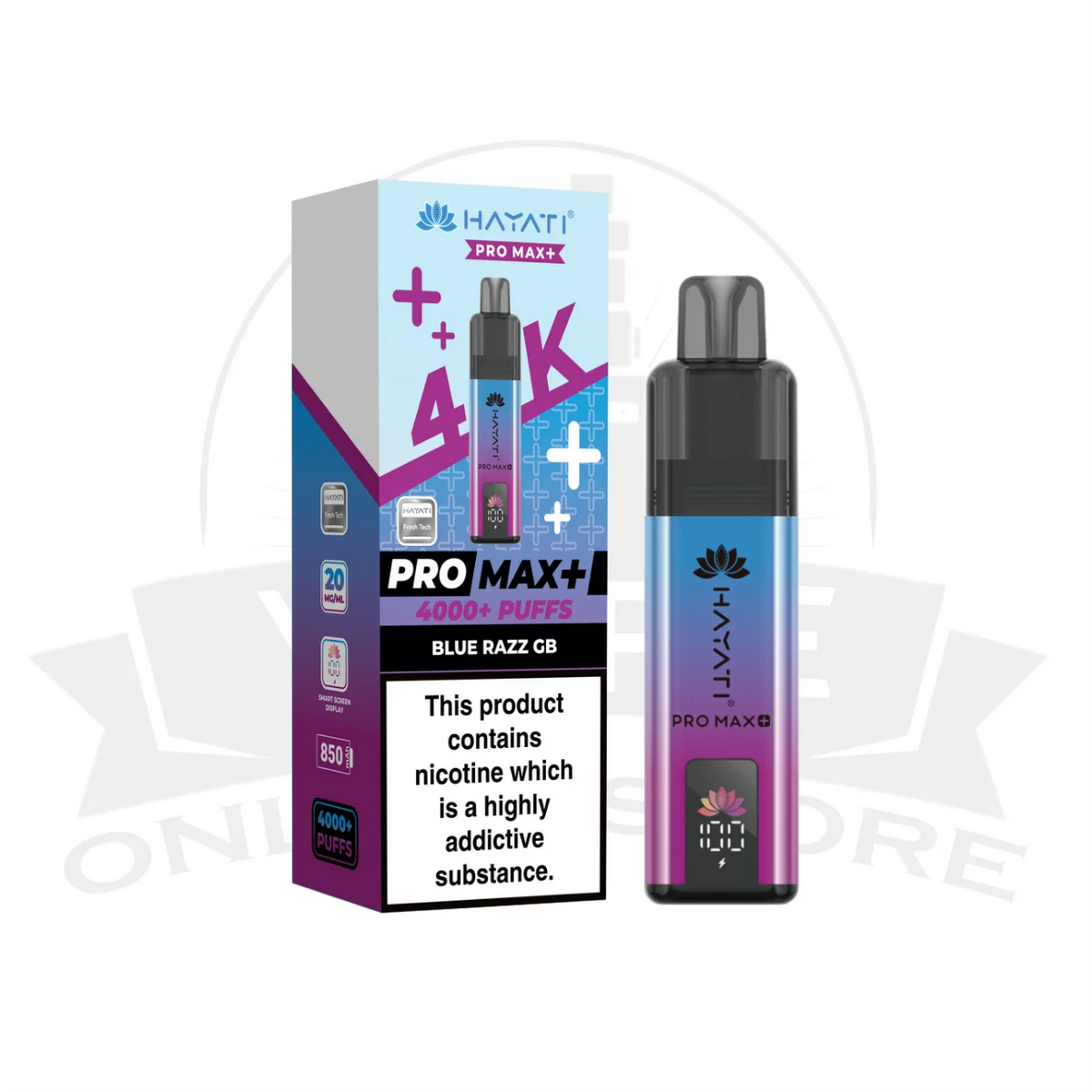 Hayati Pro Max Plus 4000 Prefilled Pod Kit