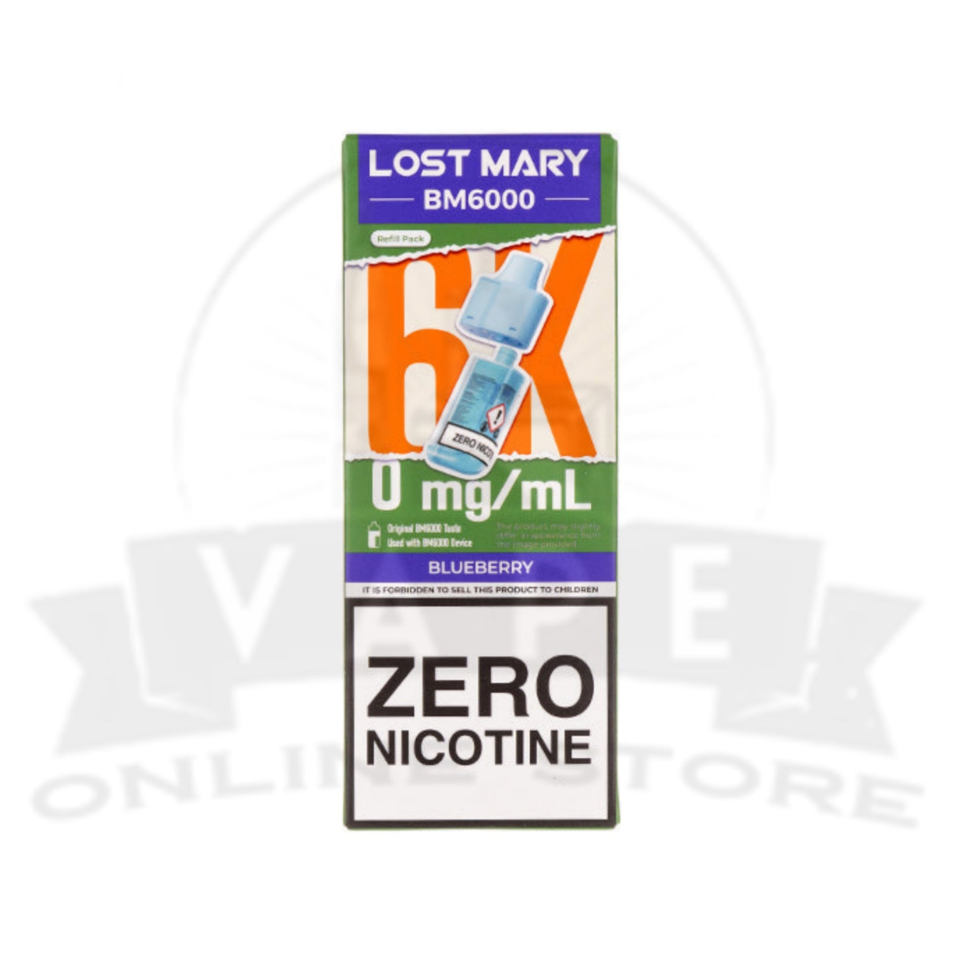 Lost Mary BM6000 0mg Prefilled Pod