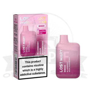 Blueberry Sour Raspberry Lost Mary BM600 Prefilled Pod Kit 