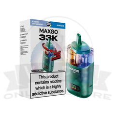 Blueberry Sour Raspberry/ Blue Razz Gummy Bear RELX MaxGo Combo 33K Puff Vape