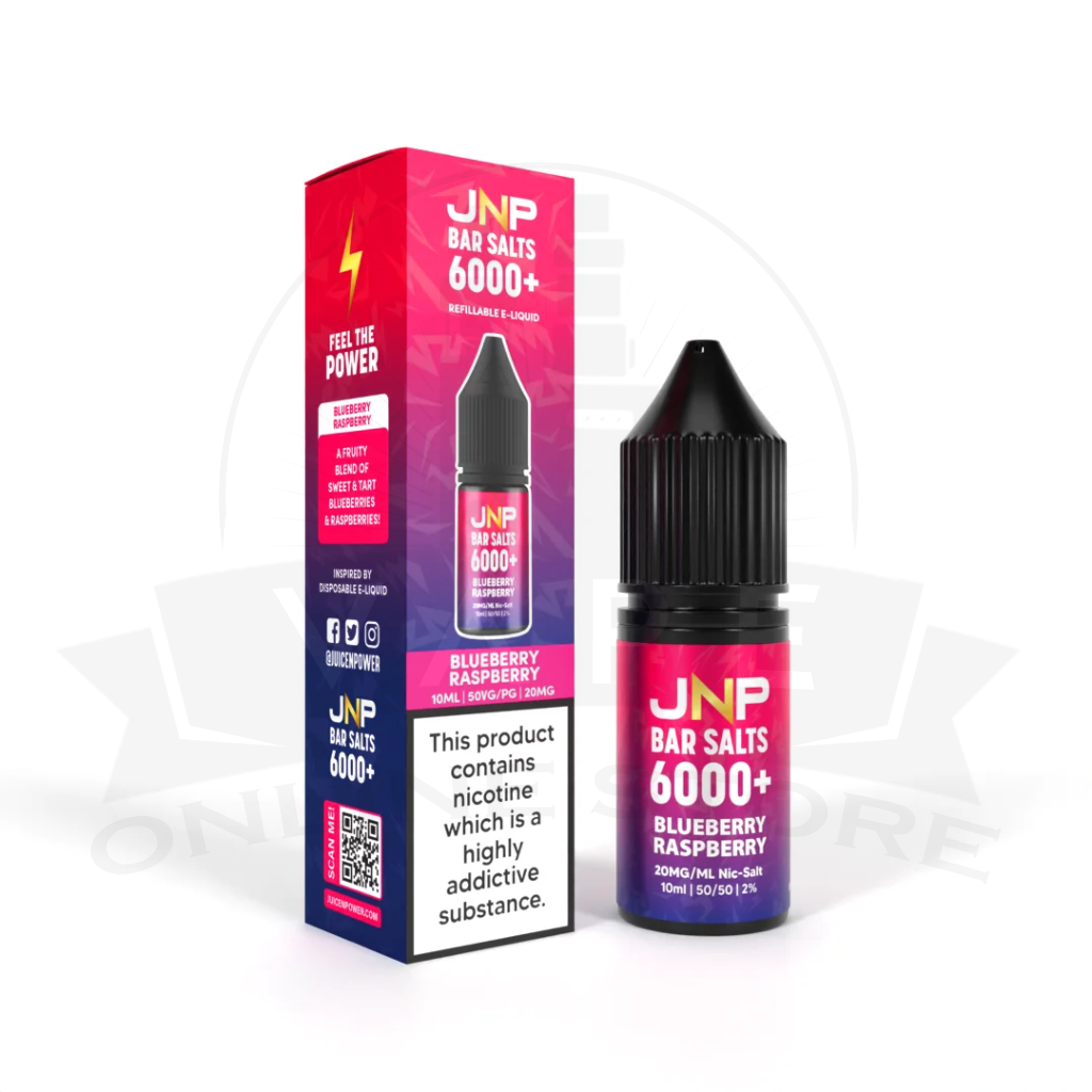 JNP Bar Salt 6000+ Nic Salts | 10ml Juice N Power | 25+ Flavours