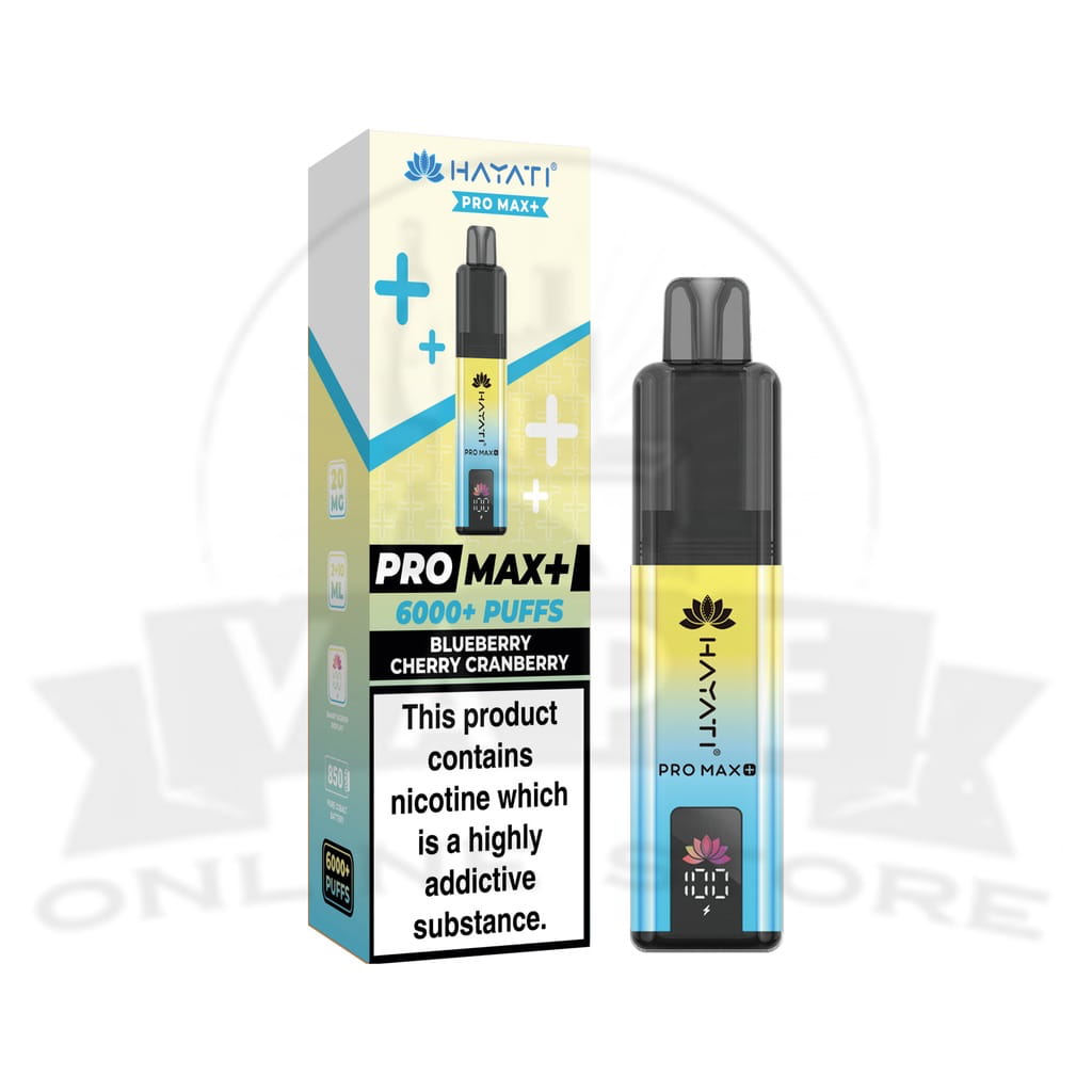 Blueberry Cherry Cranberry Hayati Pro Max Plus 6000 Puffs Pod Kit