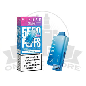 Blueberry Ice Elf Bar AF5000 Prefilled Pod Vape Kit