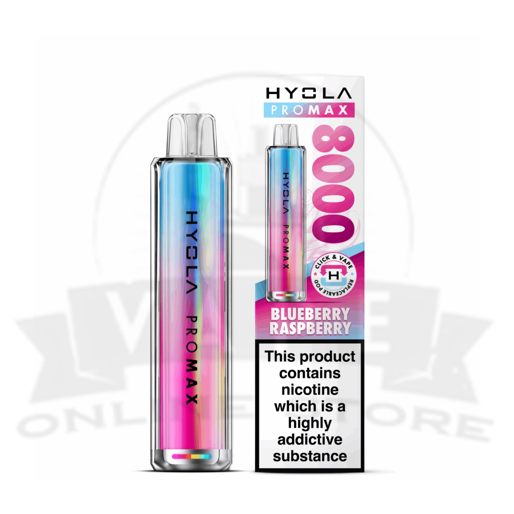 Box Of 10 Hyola Pro Max 8000 Prefilled Pod Kit | Wholesale Hyola Vapes