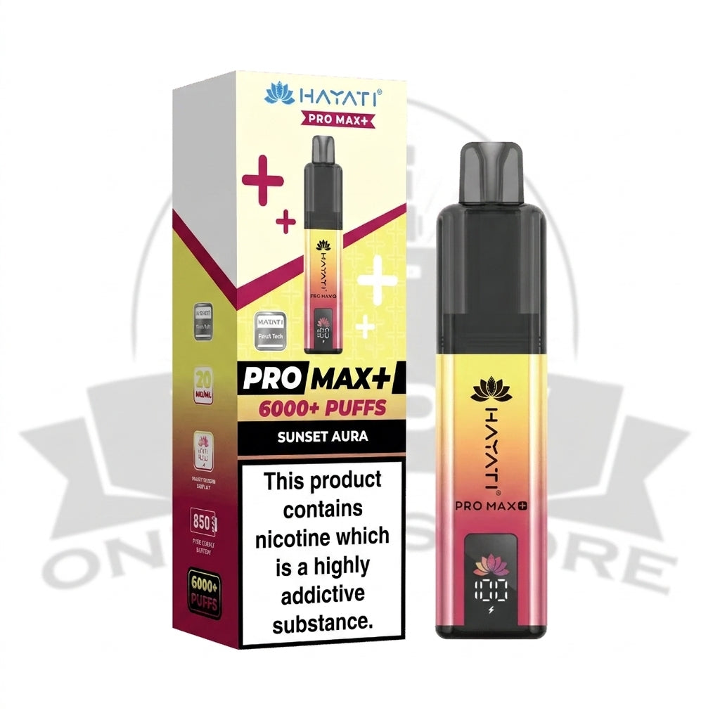Box Of 10 Hayati Pro Max Plus 6000 Prefilled Pod Kit | 74.99£ Only