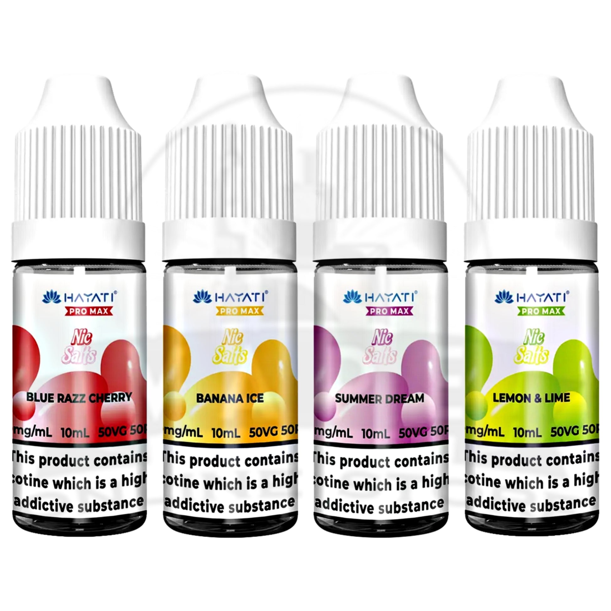 Box Of 10 Hayati Pro Max 10ml Nic Salts E-Liquid | Wholesale Price