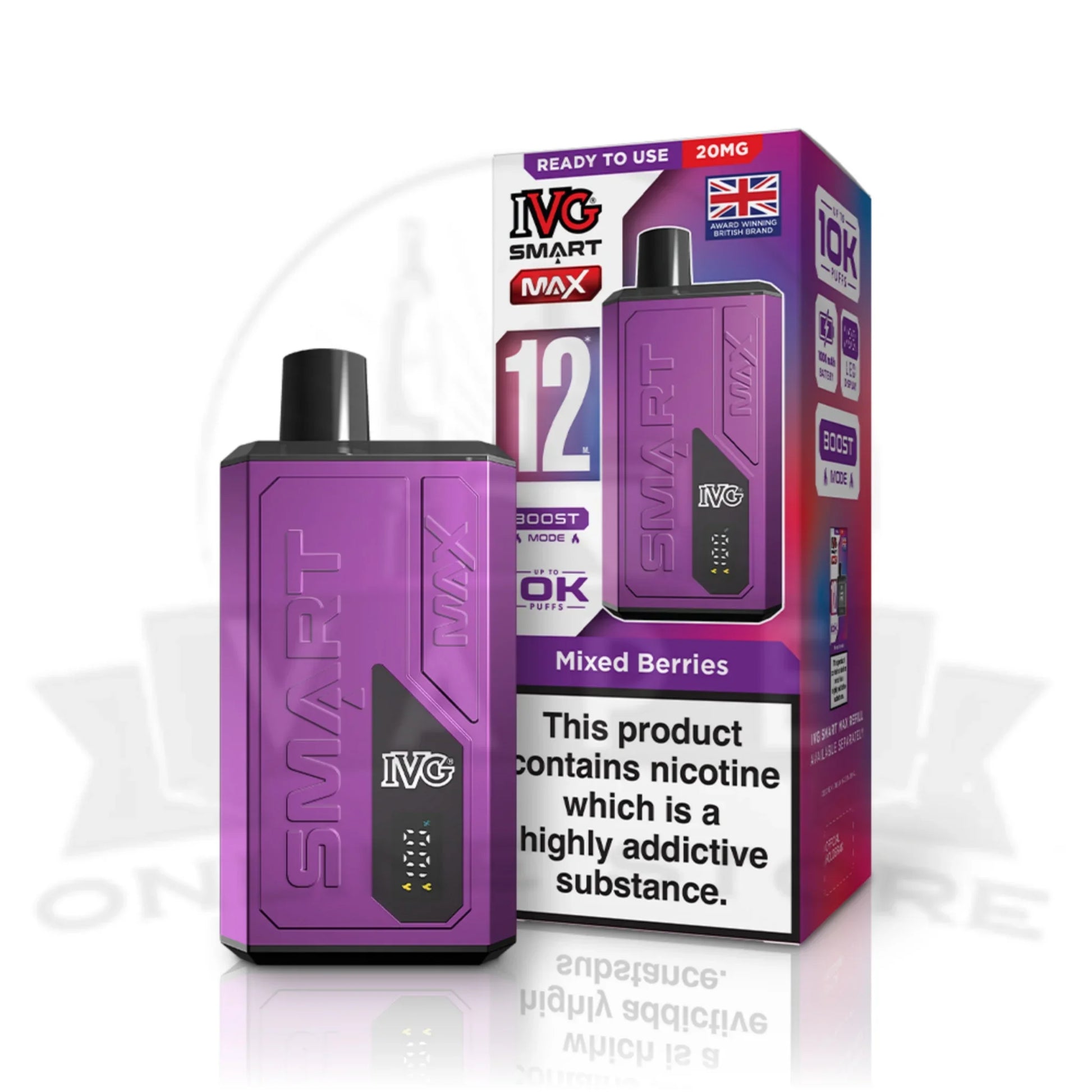 Box Of 10 IVG Smart Max 10k Vape Kit