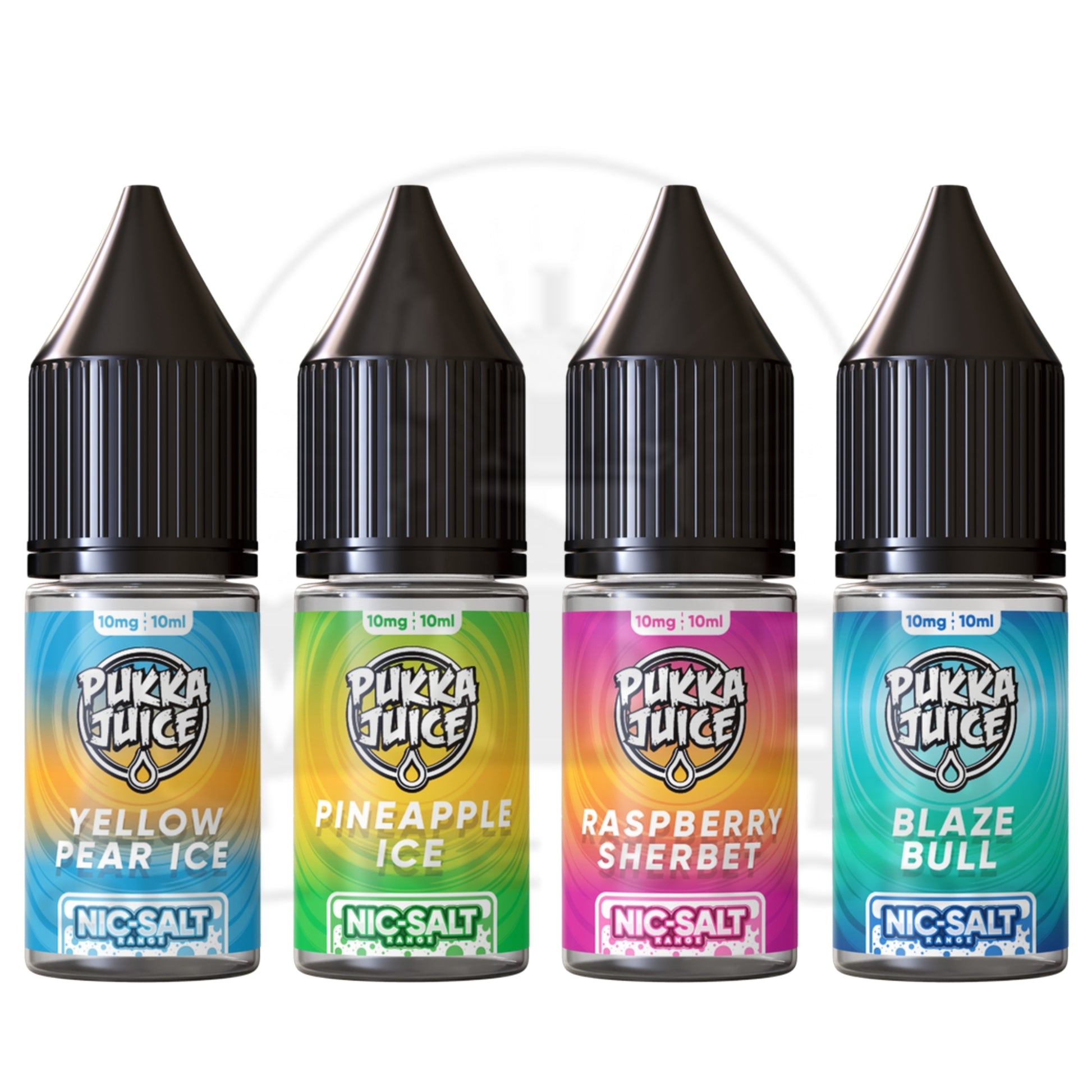 Box Of 10 Pukka Juice 10ml 10MG 20MG Nic Salts