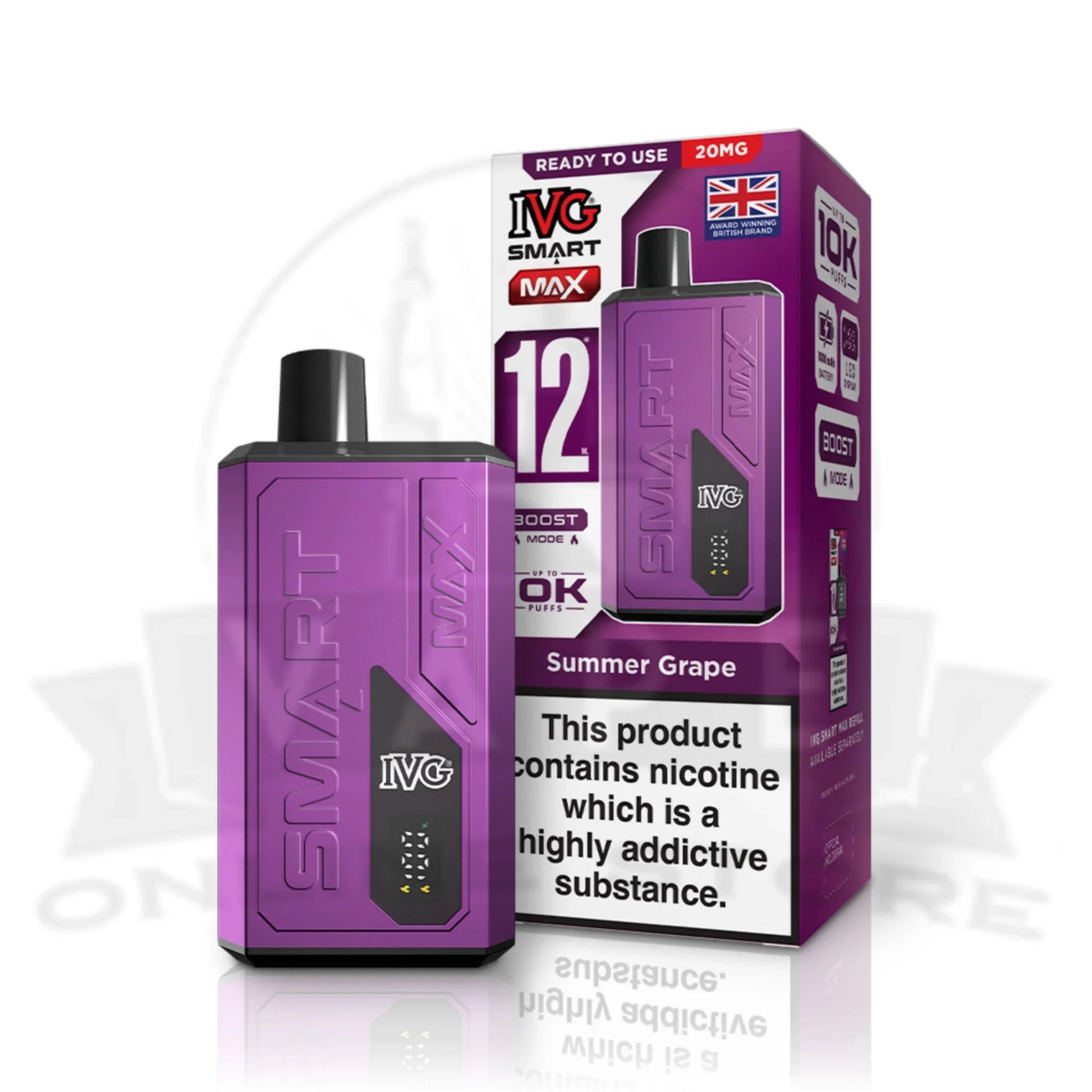 Box Of 10 IVG Smart Max 10k Vape Kit
