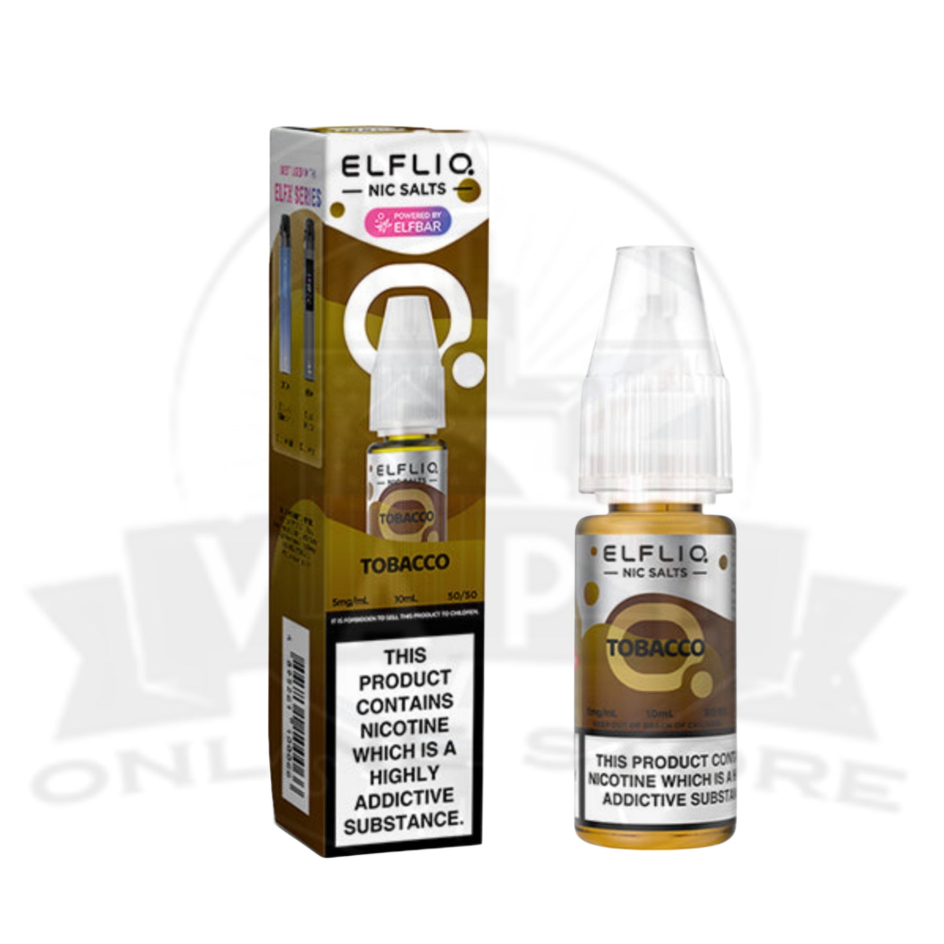 Pack Of 10 ELFLIQ 10ml E-liquid Nic Salts | 35+ Flavours