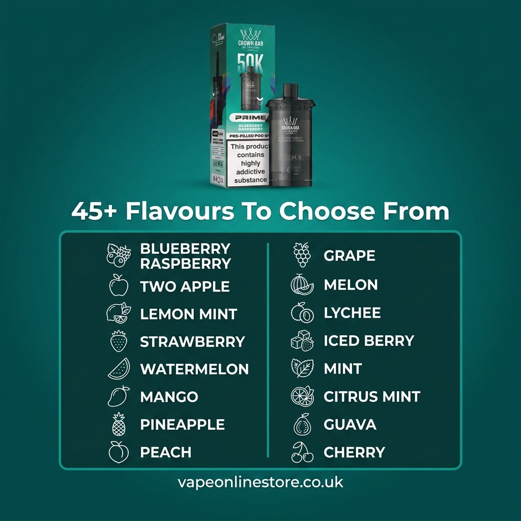 Box Of 5 Al Fakher 50K Hypermax Prime Refill Pods