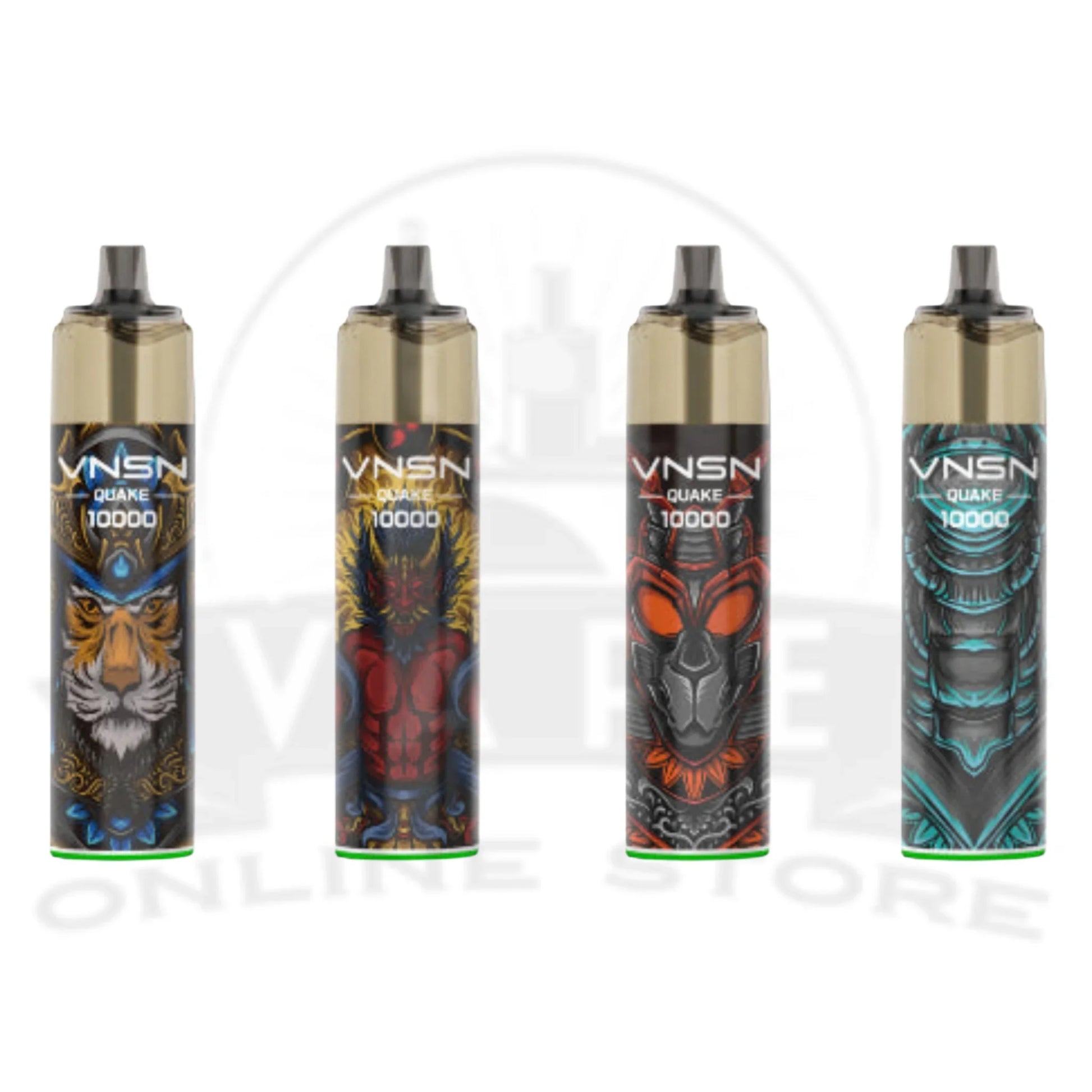 Box Of 5 VNSN Quake 10000 Puffs Prefilled Vape Kit 