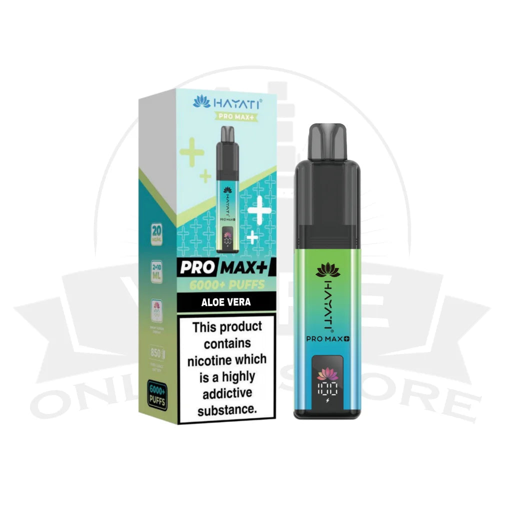 Box Of 10 Hayati Pro Max Plus 6000 Prefilled Pod Kit | 74.99£ Only