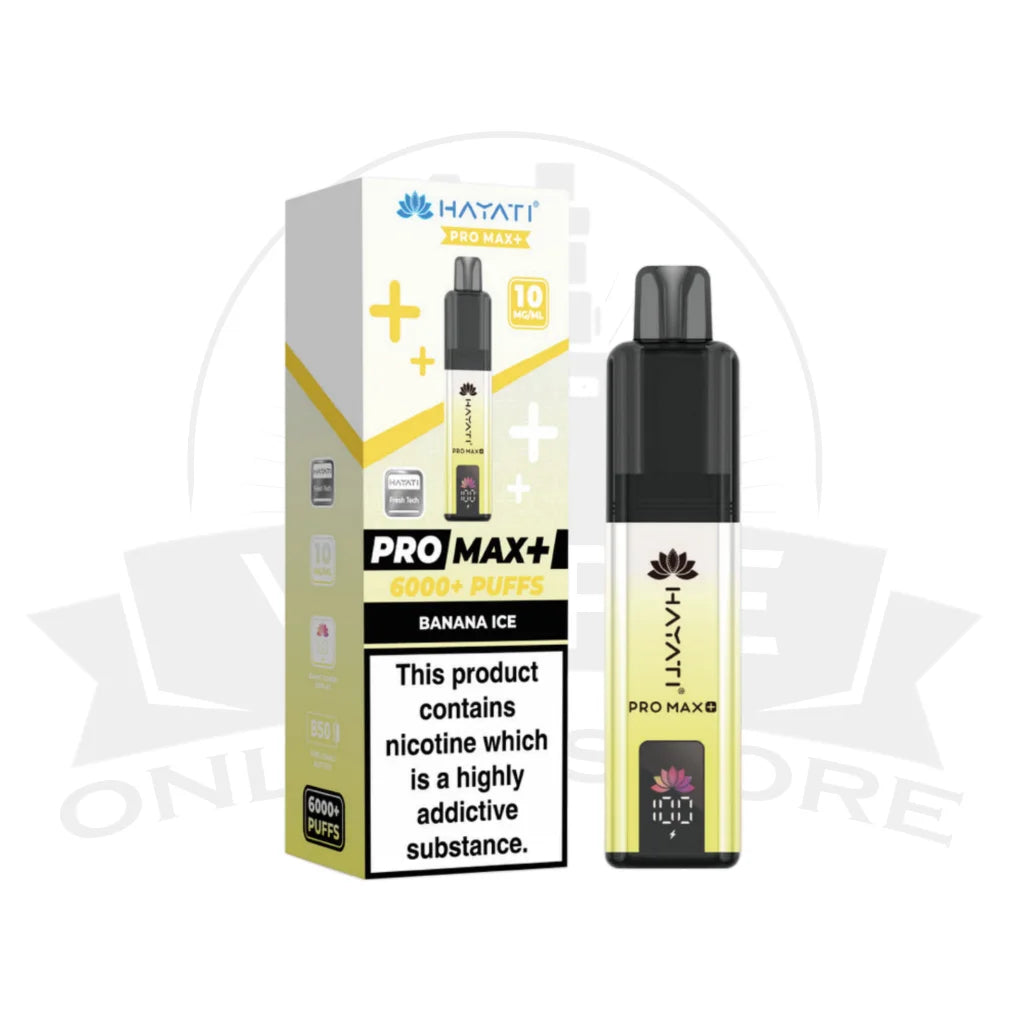 Box Of 10 Hayati Pro Max Plus 6000 Prefilled Pod Kit | 74.99£ Only