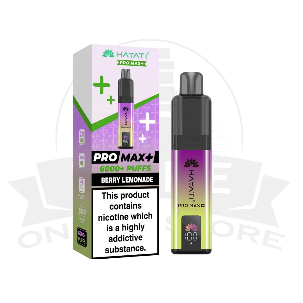 Box Of 10 Hayati Pro Max Plus 6000 Prefilled Pod Kit | 74.99£ Only