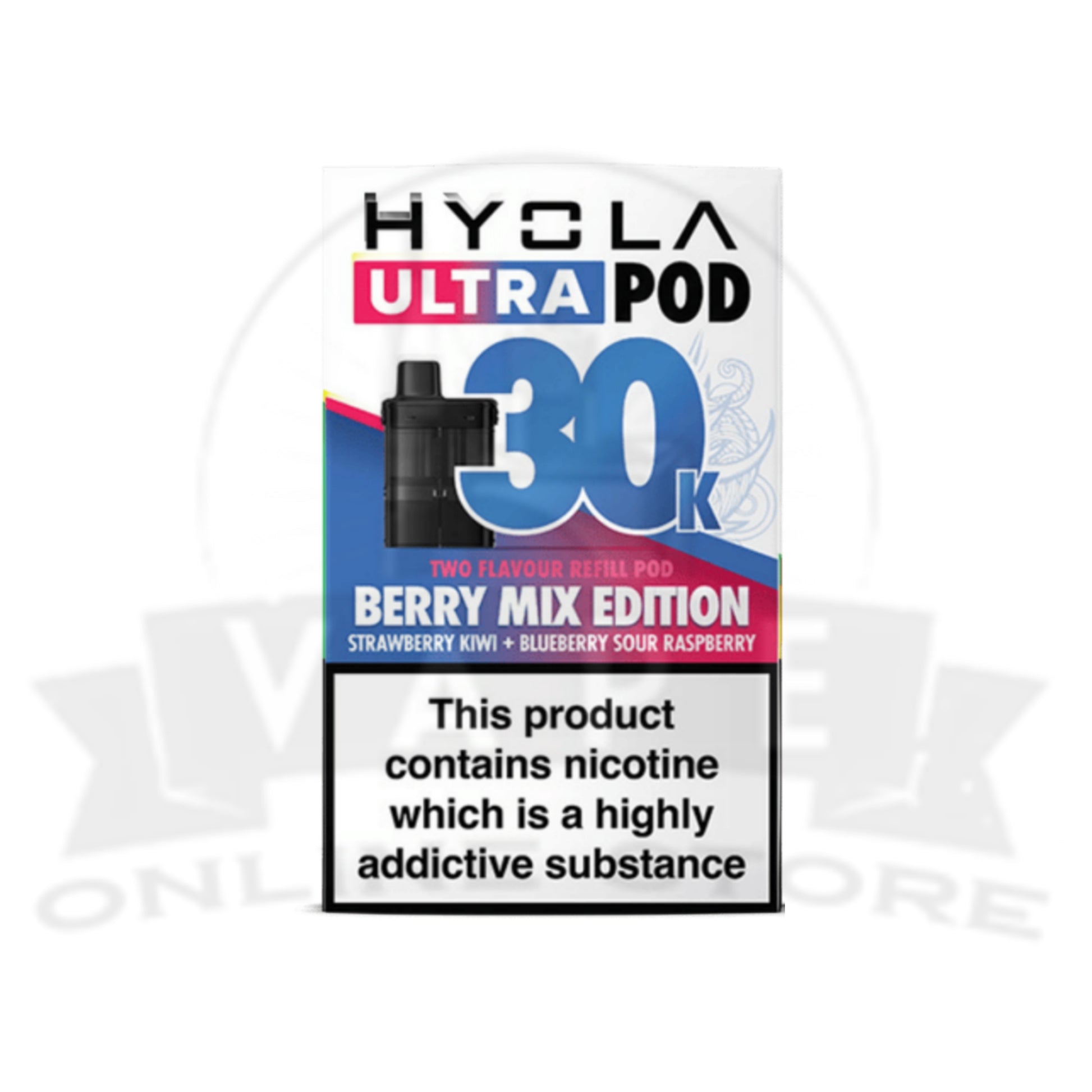 Box Of 10 Hyola Ultra 30k Replacement Pods