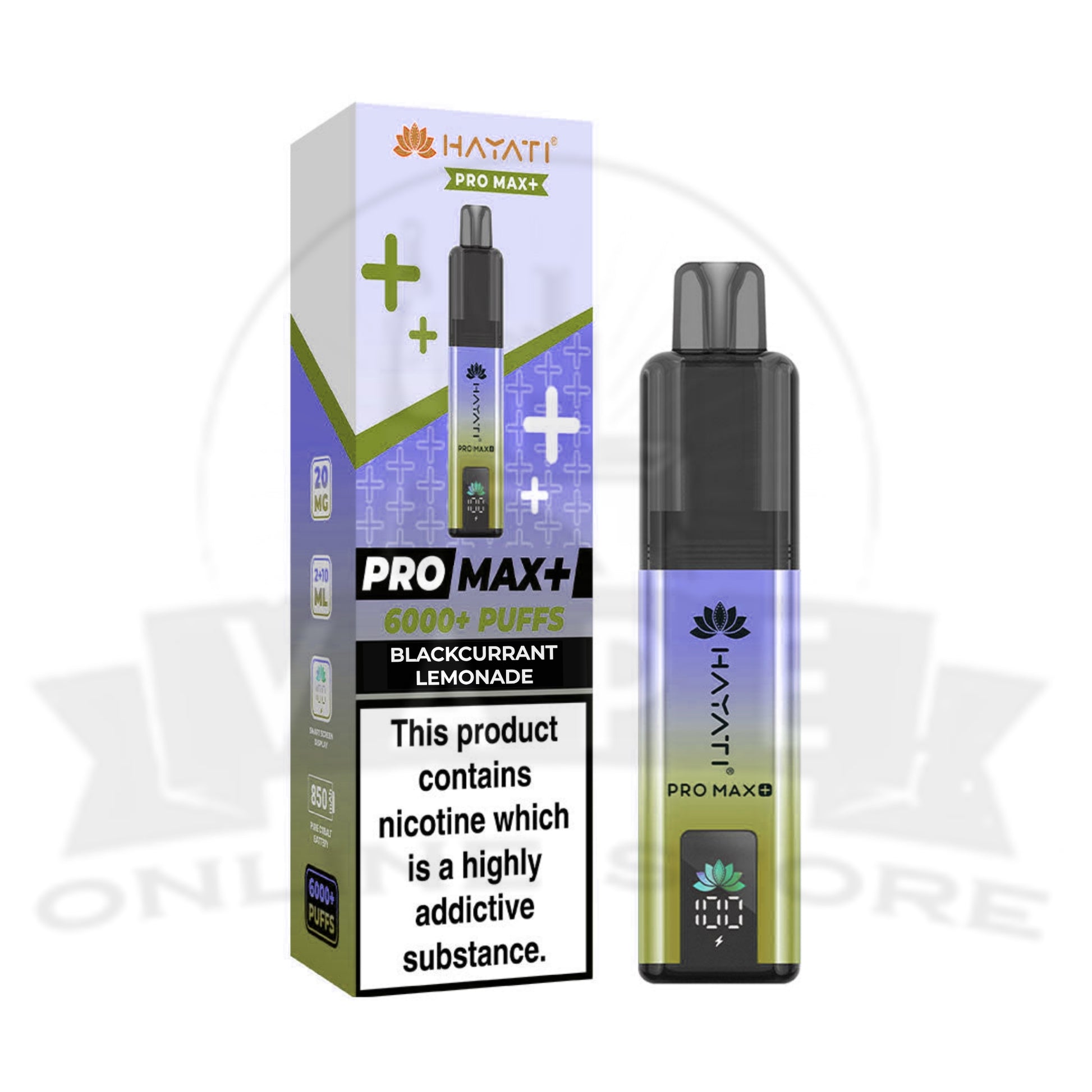 Box Of 10 Hayati Pro Max Plus 6000 Prefilled Pod Kit | 76.99£ Only
