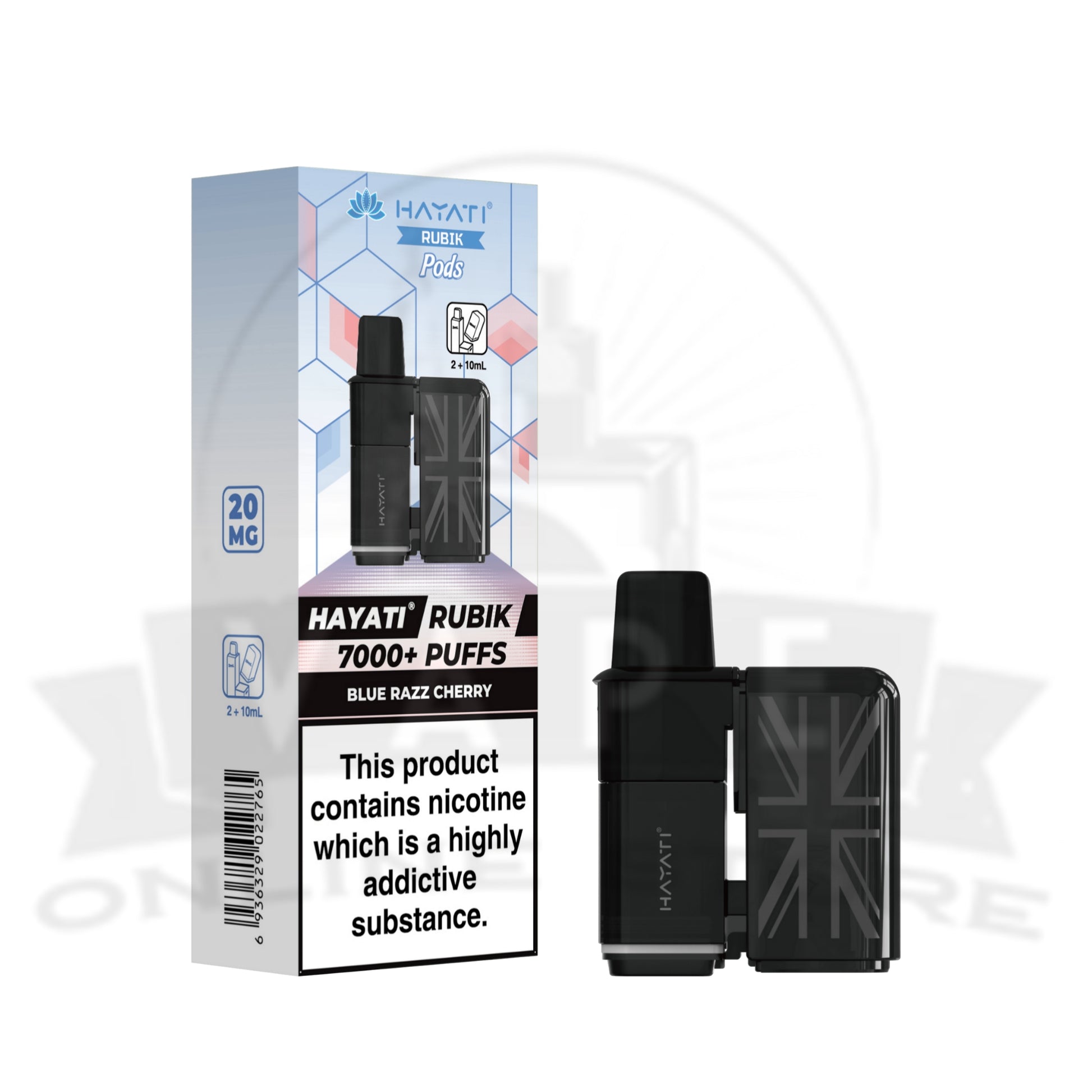 Box Of 10 Hayati Rubik 7000 Prefilled Refill Pods