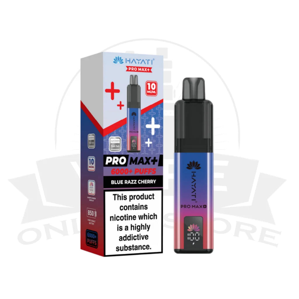 Box Of 10 Hayati Pro Max Plus 6000 Prefilled Pod Kit | 74.99£ Only