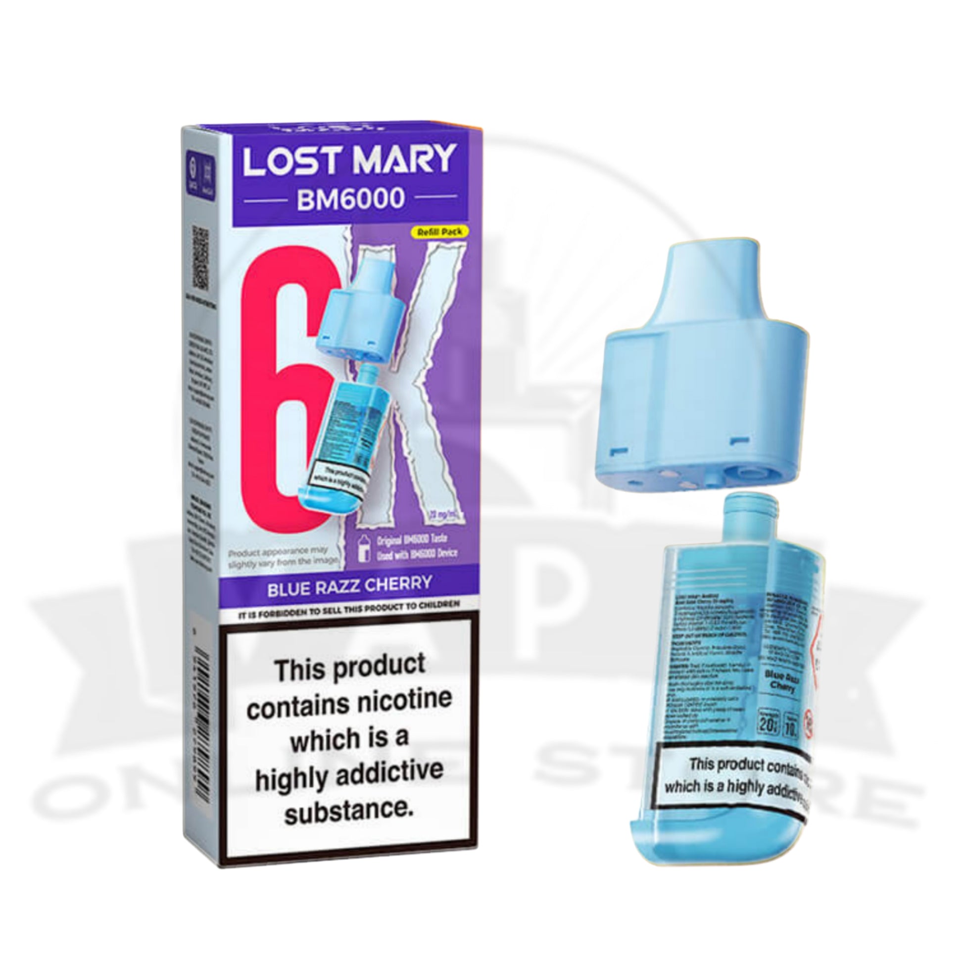 Box of 10 Lost Mary BM6000 Reusable Pods | Bulk Buy Price