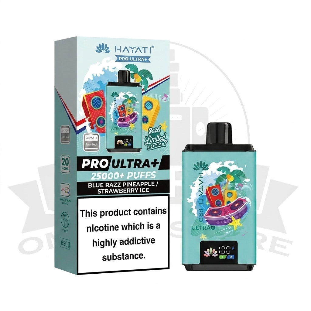 BOX OF 10 Hayati Pro Ultra Plus 25000 Puffs Pod Vape Kit