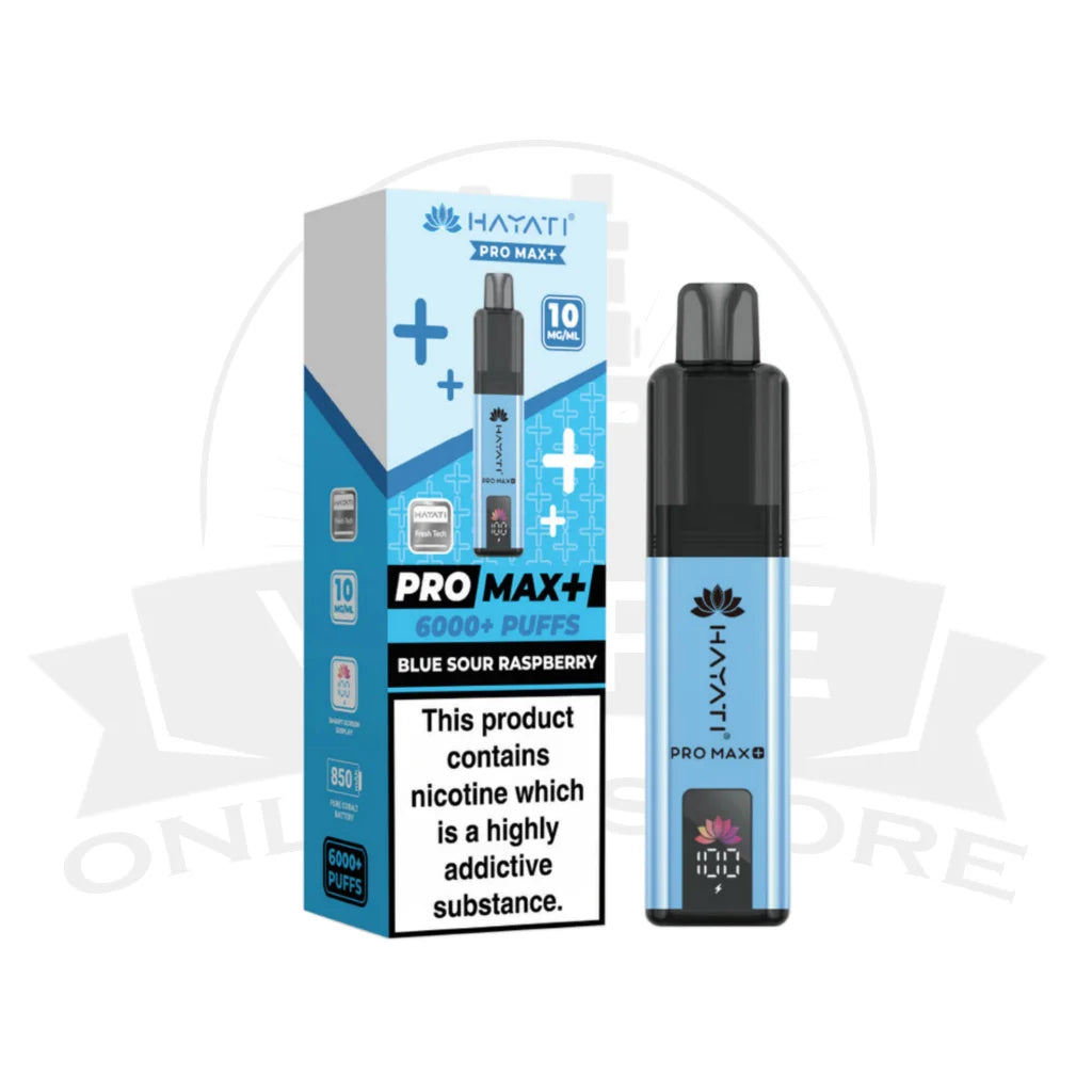 Box Of 10 Hayati Pro Max Plus 6000 Prefilled Pod Kit | 74.99£ Only