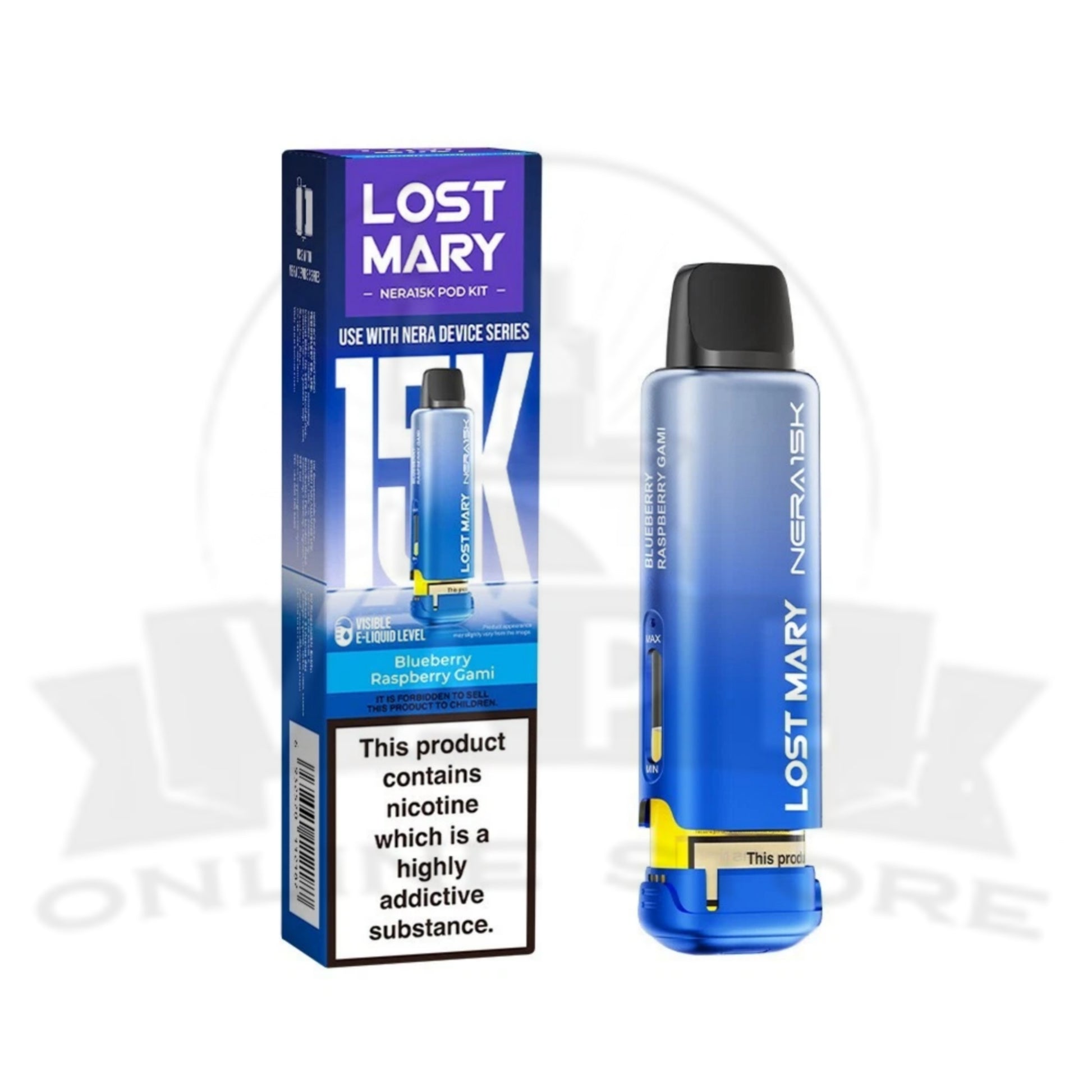 BOX Of 10 Lost Mary Nera 15K Puffs Prefilled Replacement Pods