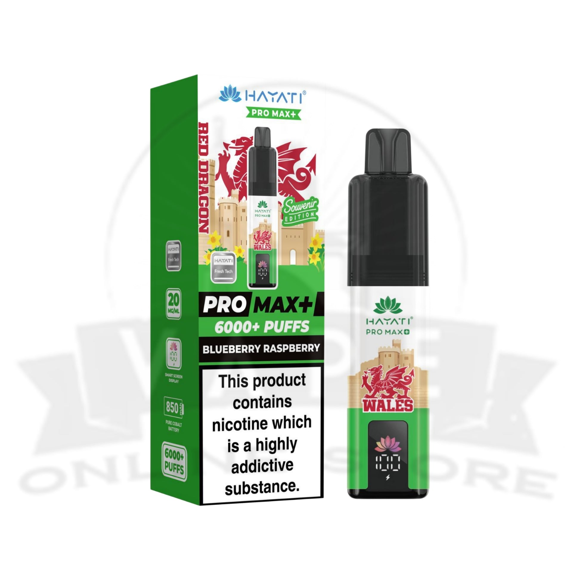Box Of 10 Hayati Pro Max Plus 6000 Prefilled Pod Kit | 74.99£ Only