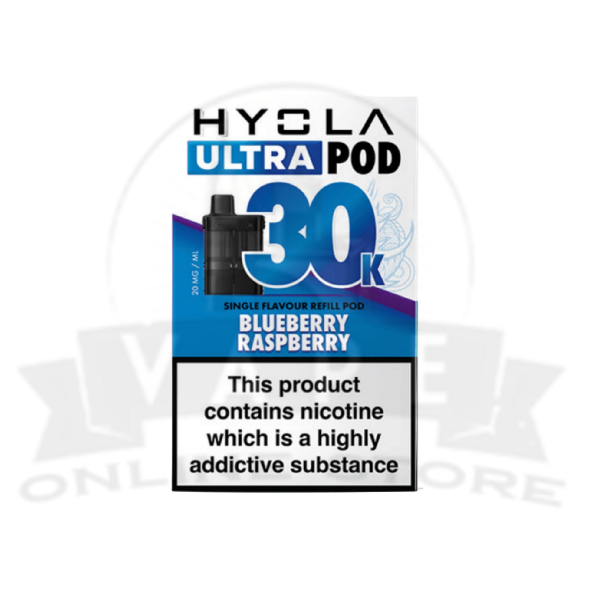 Box Of 10 Hyola Ultra 30k Replacement Pods